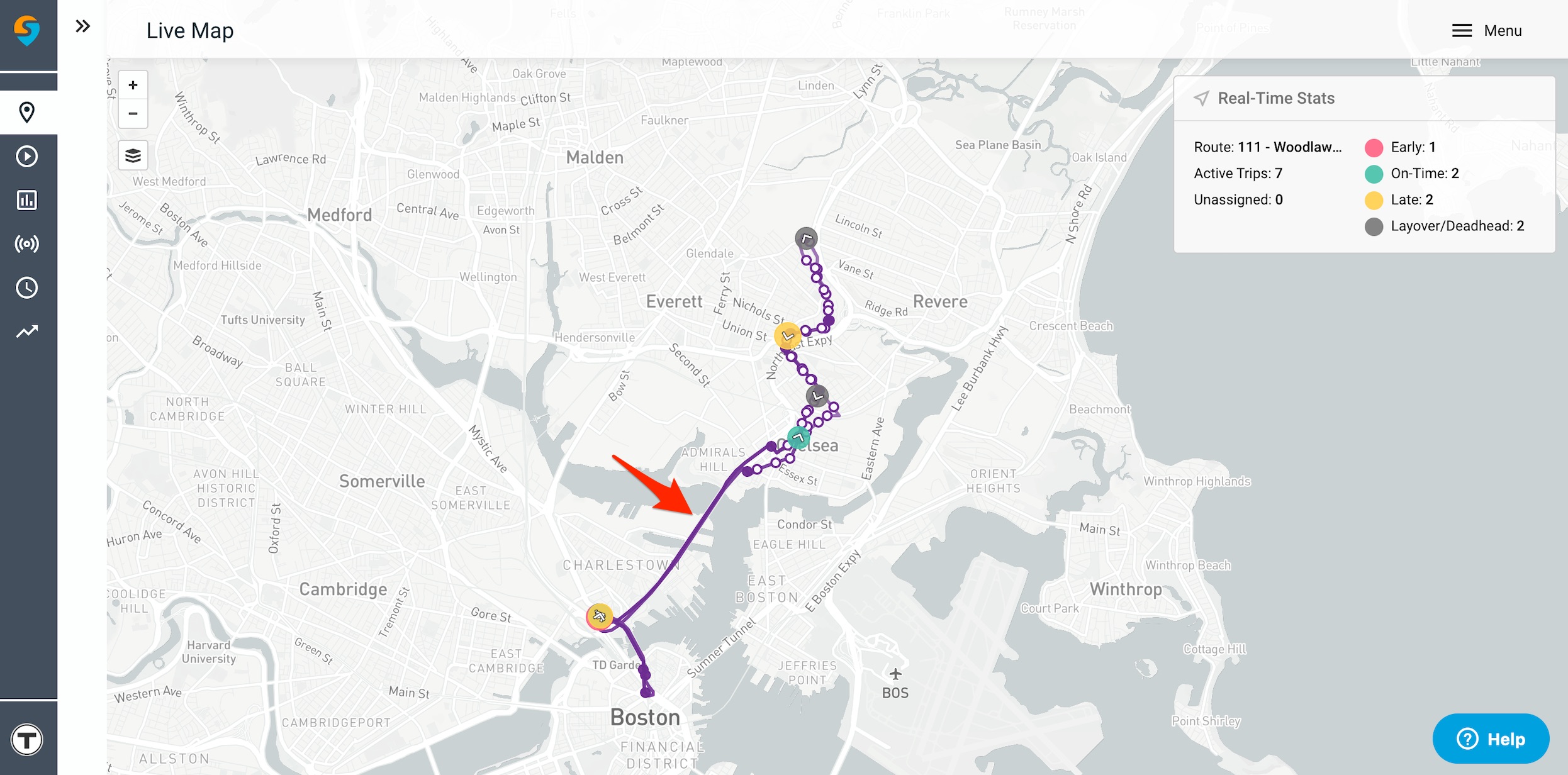 A_route_on_the_Live_Map_module.jpg
