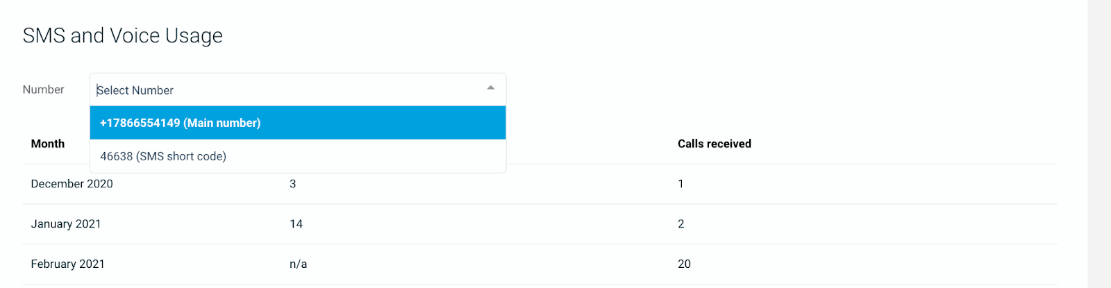 Number Selection